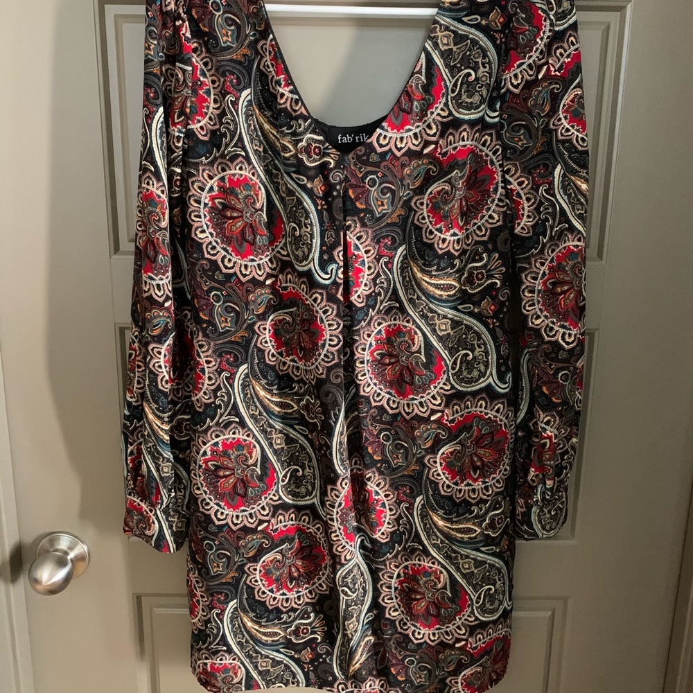 PRINTED FABRICK DRESS - Picture 2 of 4